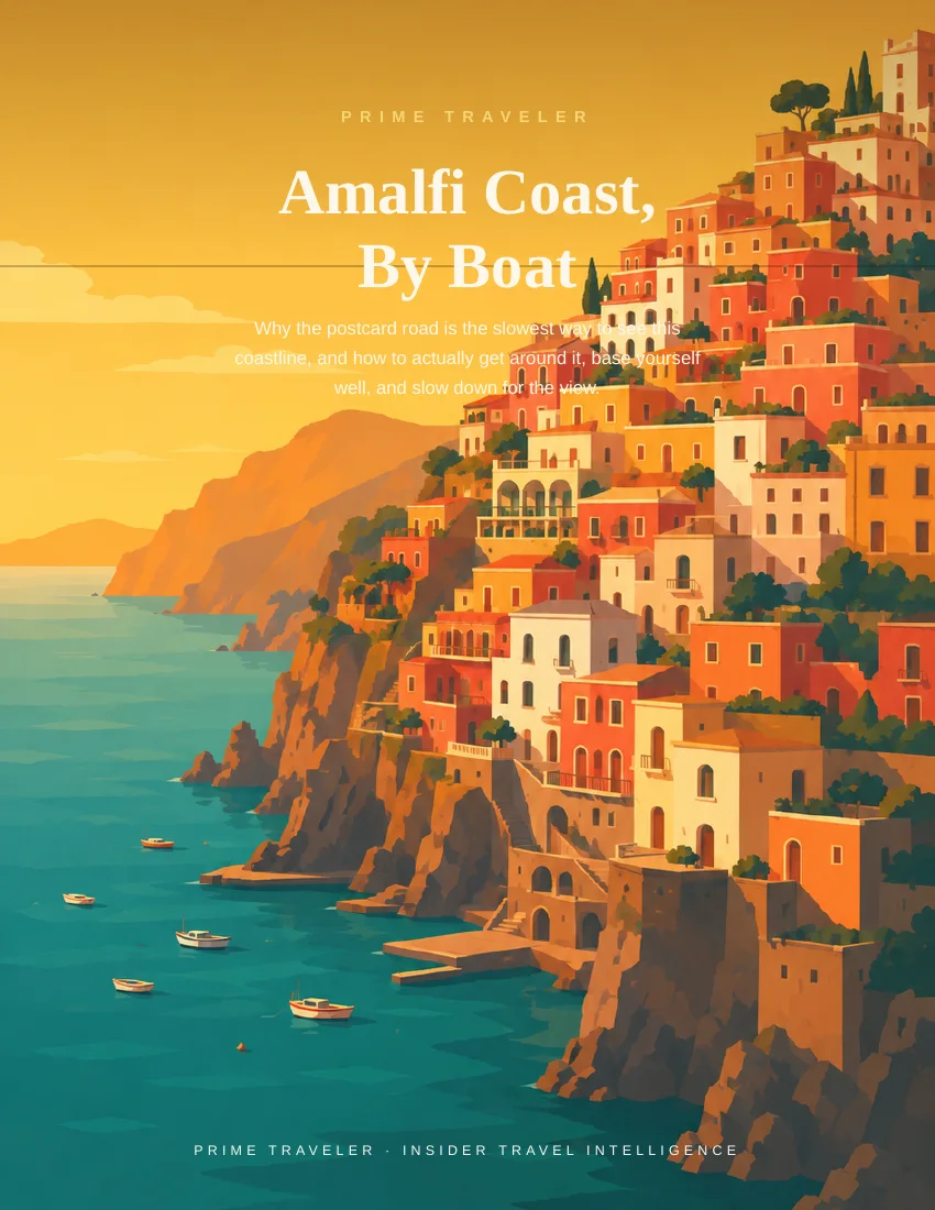 Cover of Amalfi Coast, By Boat