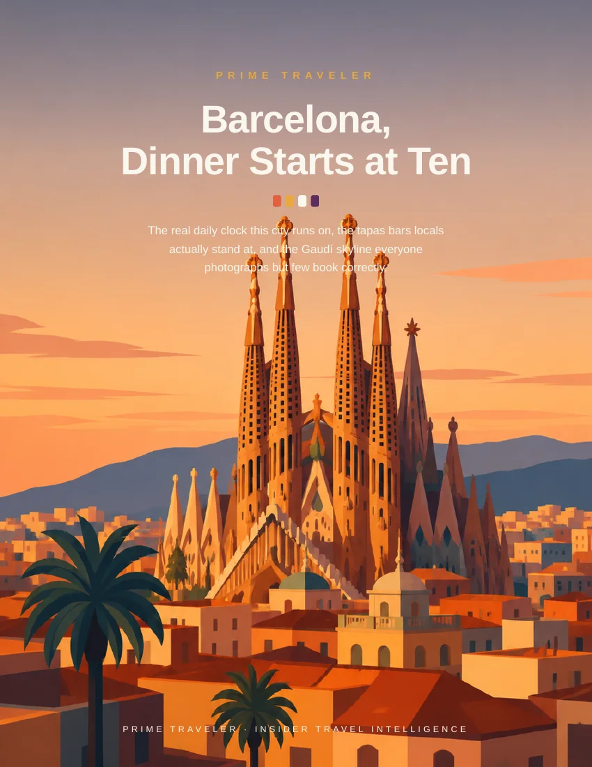 Cover of Barcelona, Dinner Starts at Ten