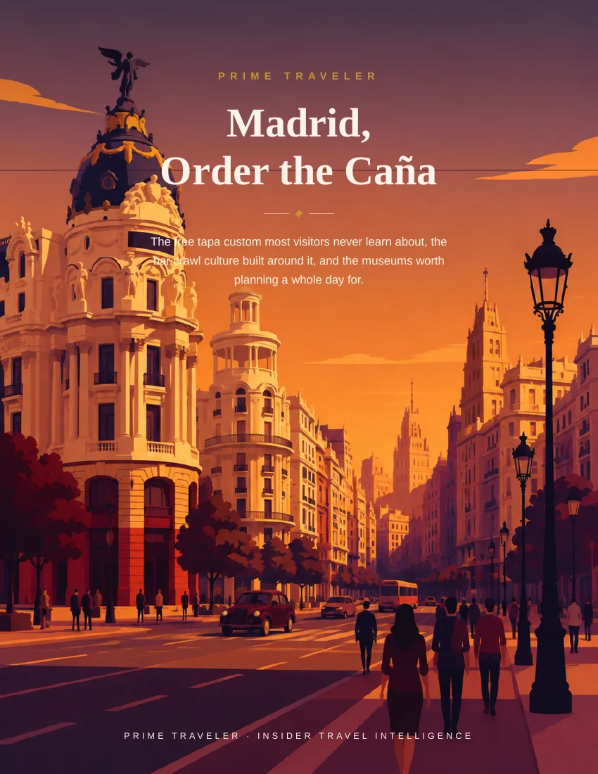 Cover of Madrid, Order the Caña