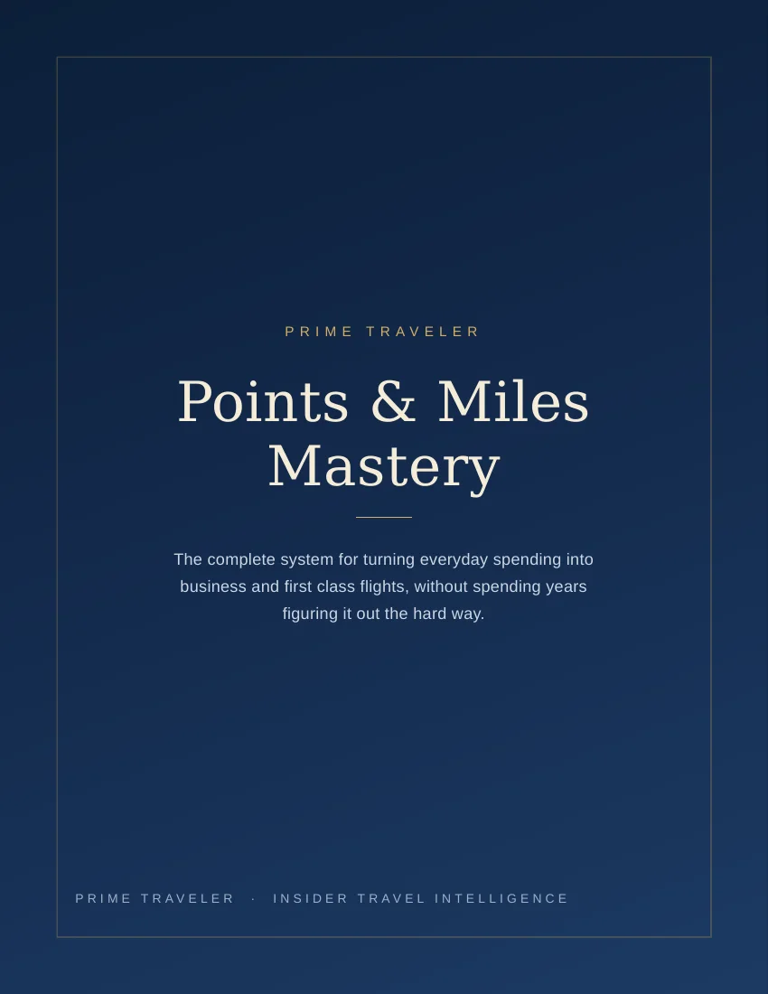 Cover of Points & Miles Mastery