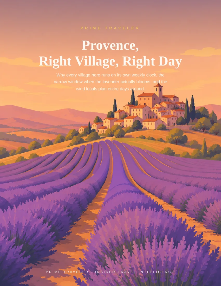 Cover of Provence, Right Village, Right Day